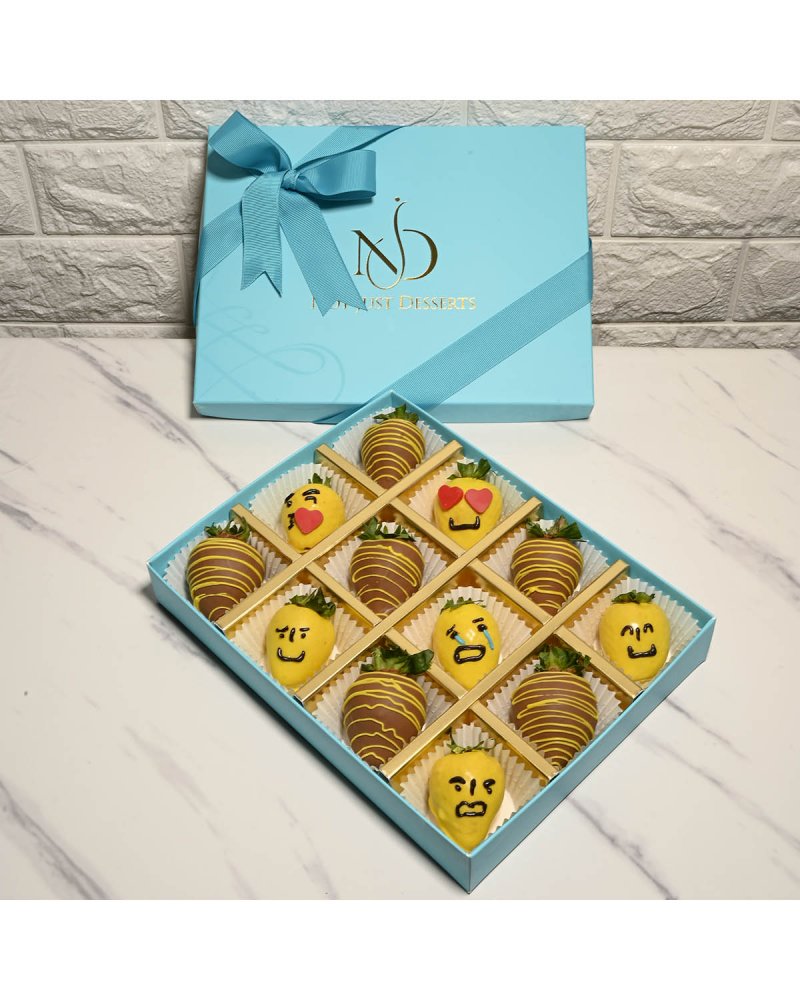 Emoji Chocolate Strawberries by NJD