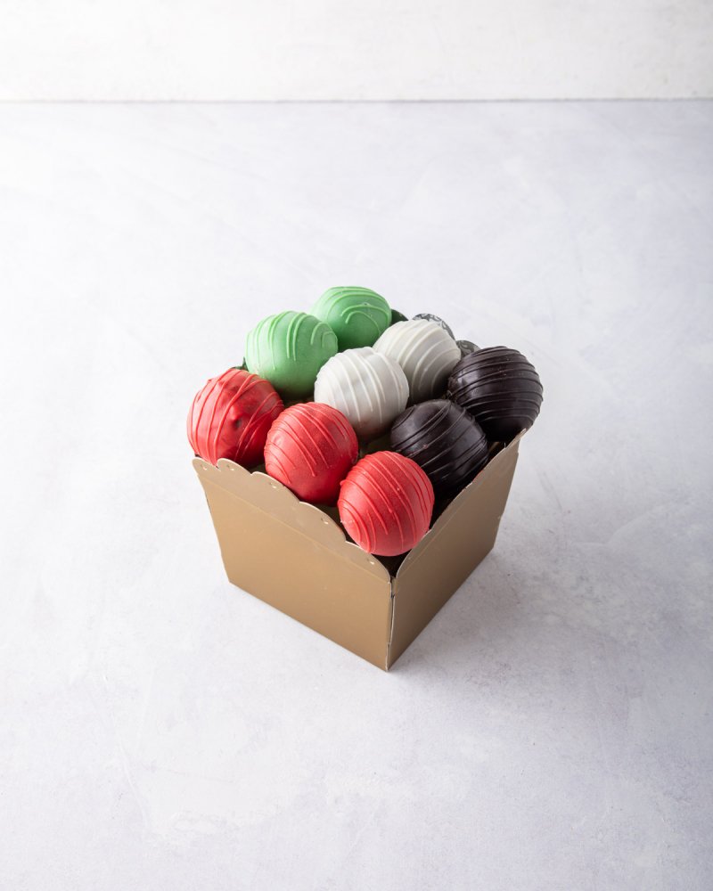 UAE flag cake pops