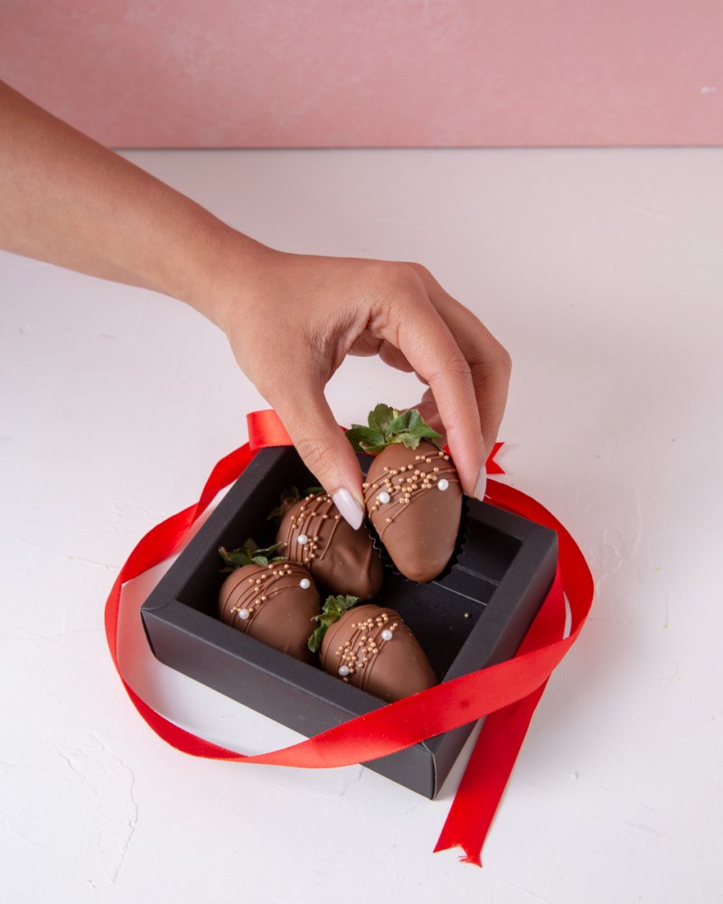 4pcs Milk Strawberries - Image 2