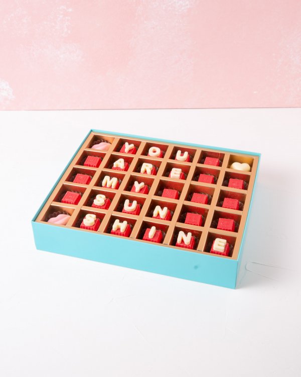 Valentines Chocolate Sunshine Box