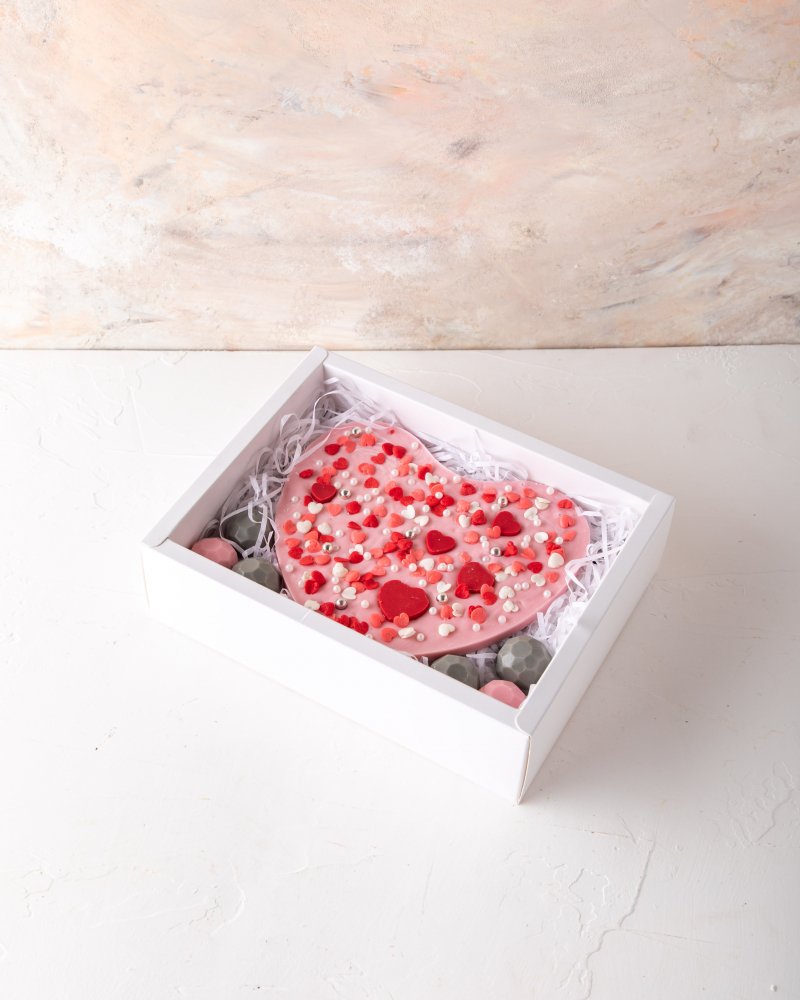 Heart Chocolate Bar with NJD