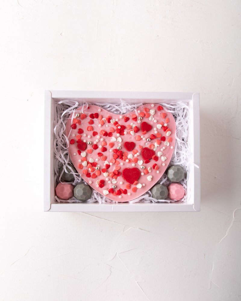 Heart Chocolate Bar with NJD