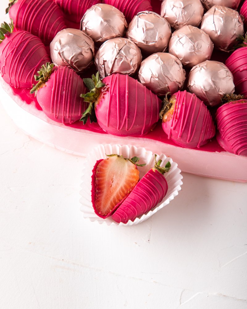 Fucia Chocolate Strawberries and bon bon by NJD