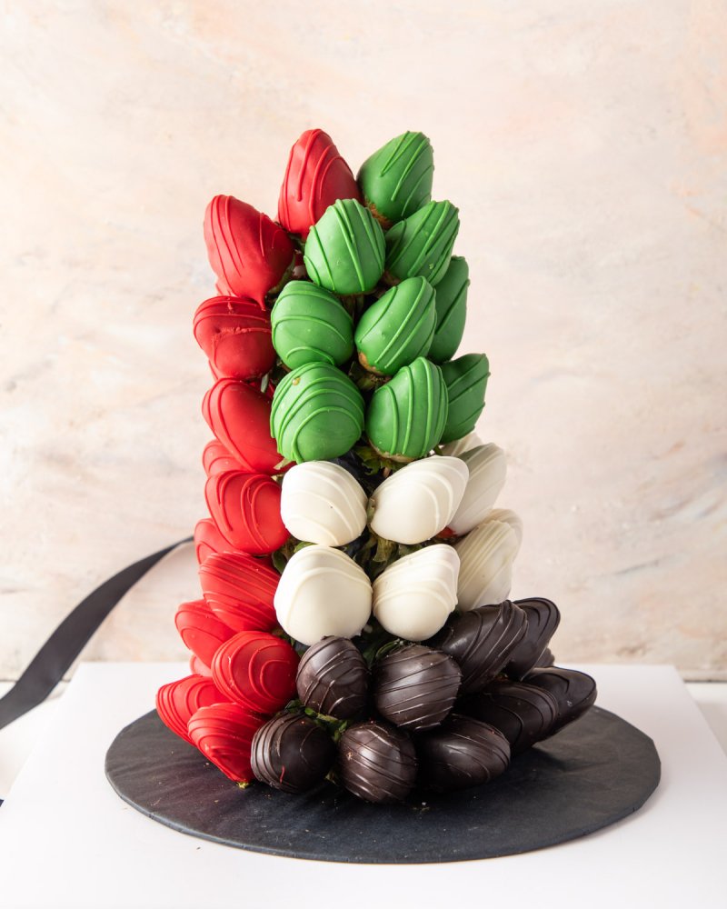 UAE National Flag Strawberries Tower