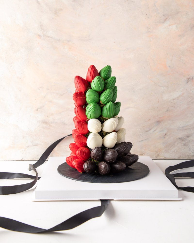 UAE National Flag Strawberries Tower