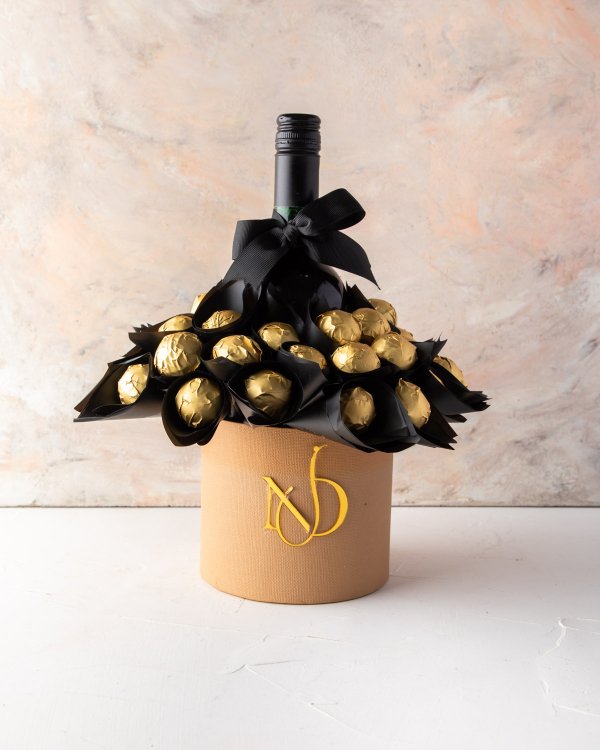 Truffles and VINA’0° le Merlot Hamper by NJD
