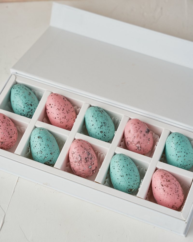 10 Pink and Blue Easter Eggs - Image 2