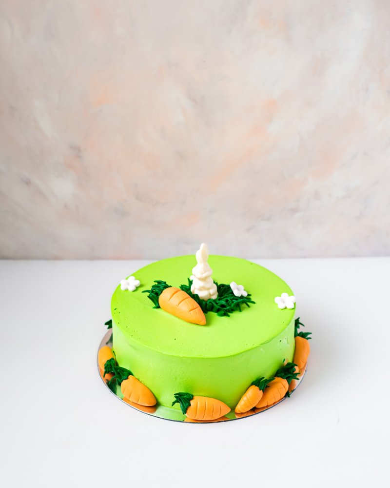 Bunny and Carrots Cake by NJD