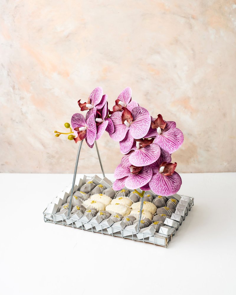 Lilac Orchid Gift Arrangement by NJD
