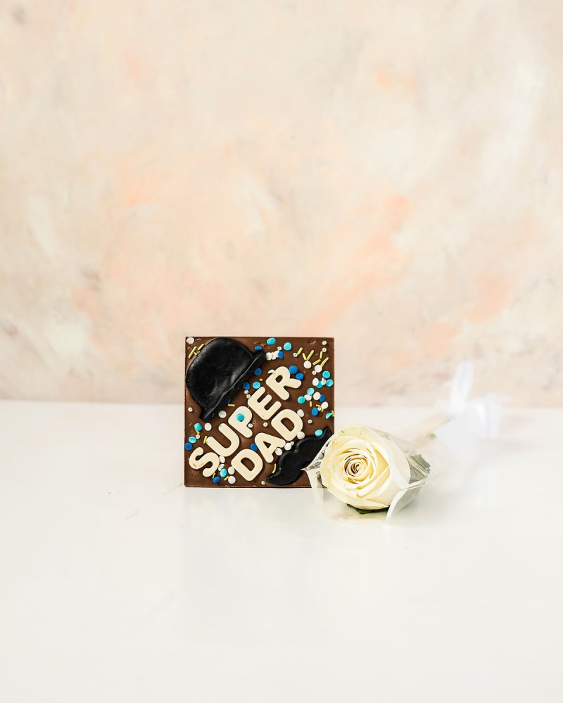 Super Dad Chocolate with Rose by NJD