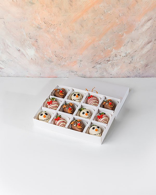 Assorted Christmas Strawberries Collection  by NJD