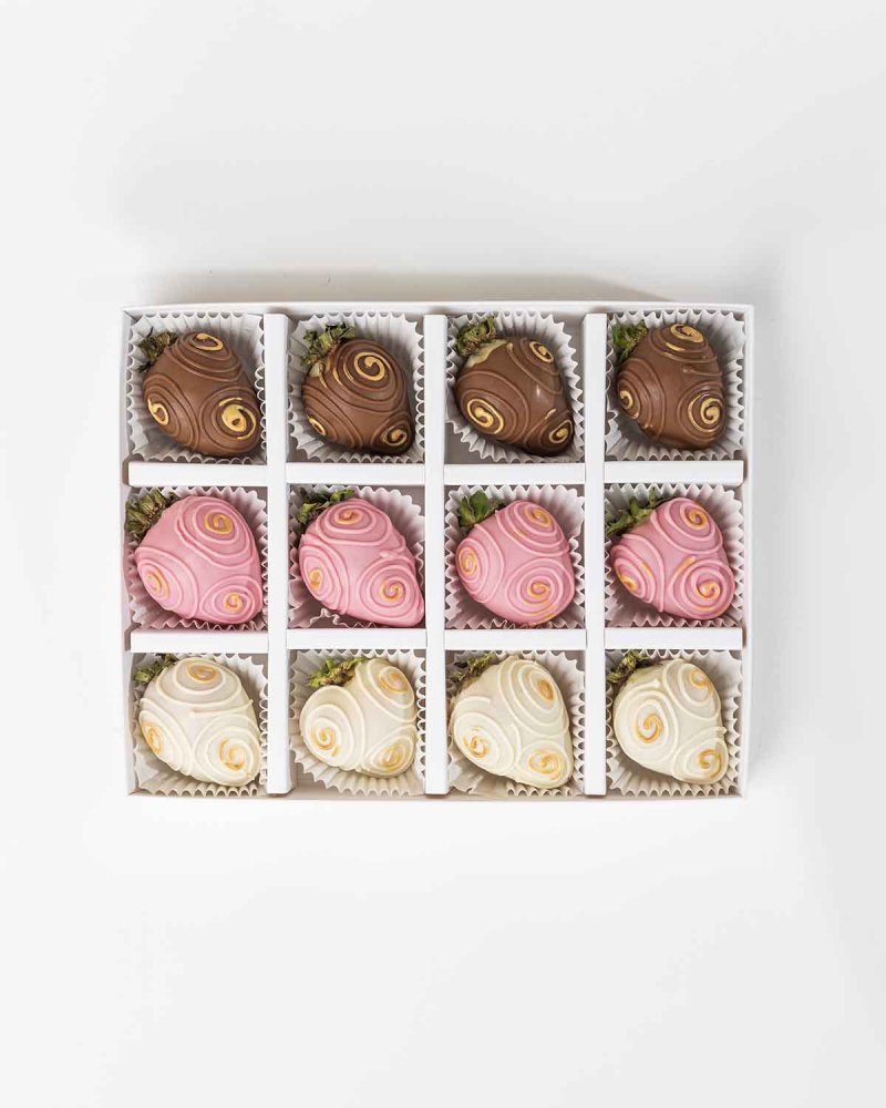 Milk, Ruby and White Chocolate Strawberries by NJD - Image 3