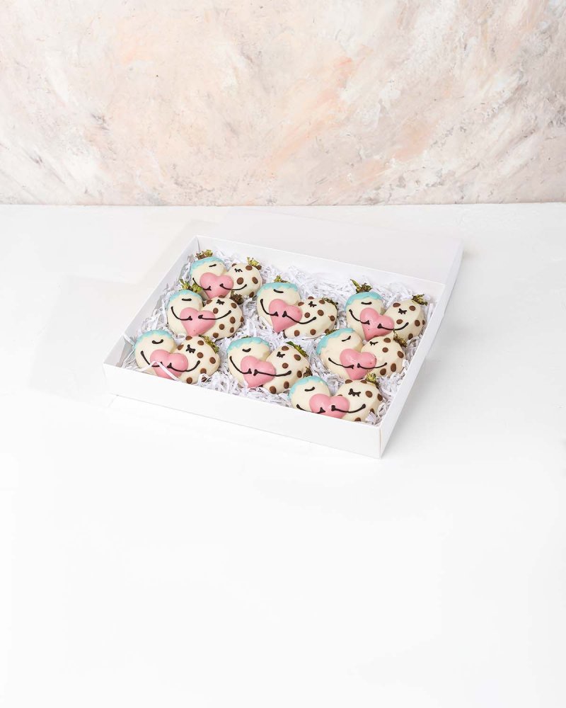 Hugging Chocolate Covered Designer Strawberries by NJD - Image 2