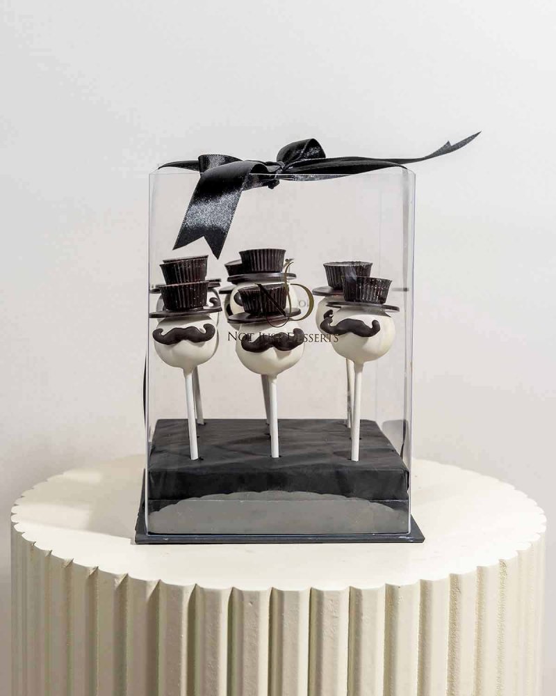 Cake pops with Moustache and hat - Image 3