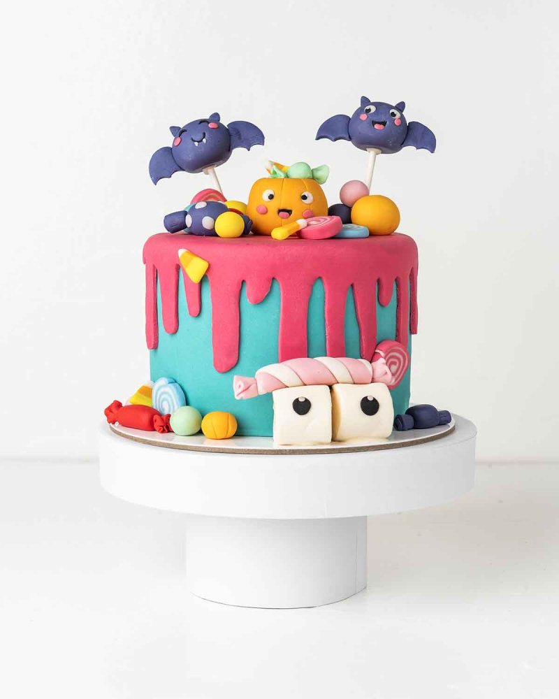 Cute Colorful Spooky Cake - Image 2