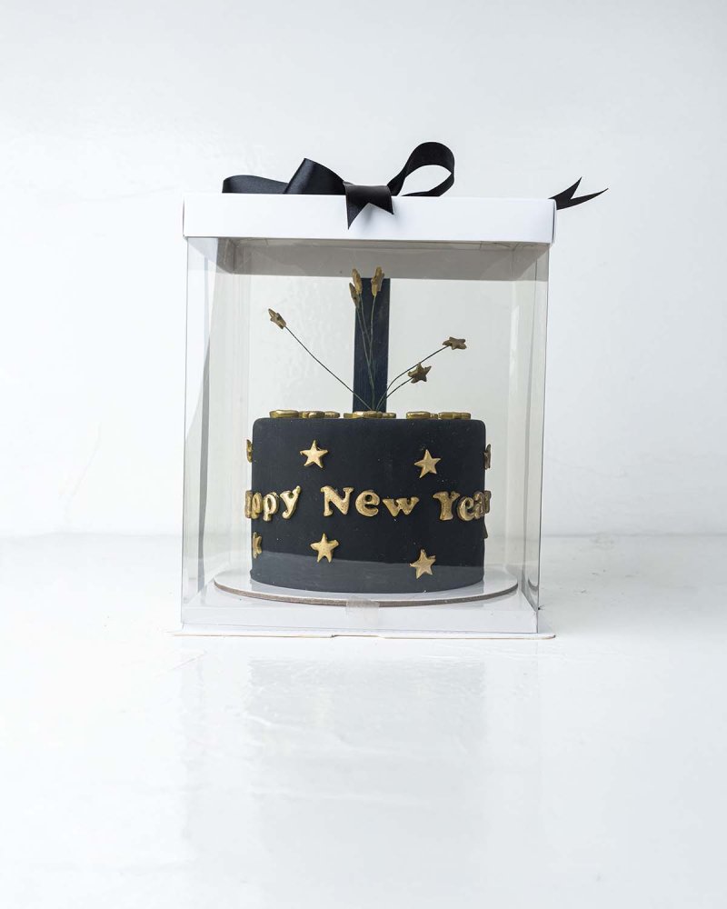 Dark Chocolate NYE Cake - Image 3