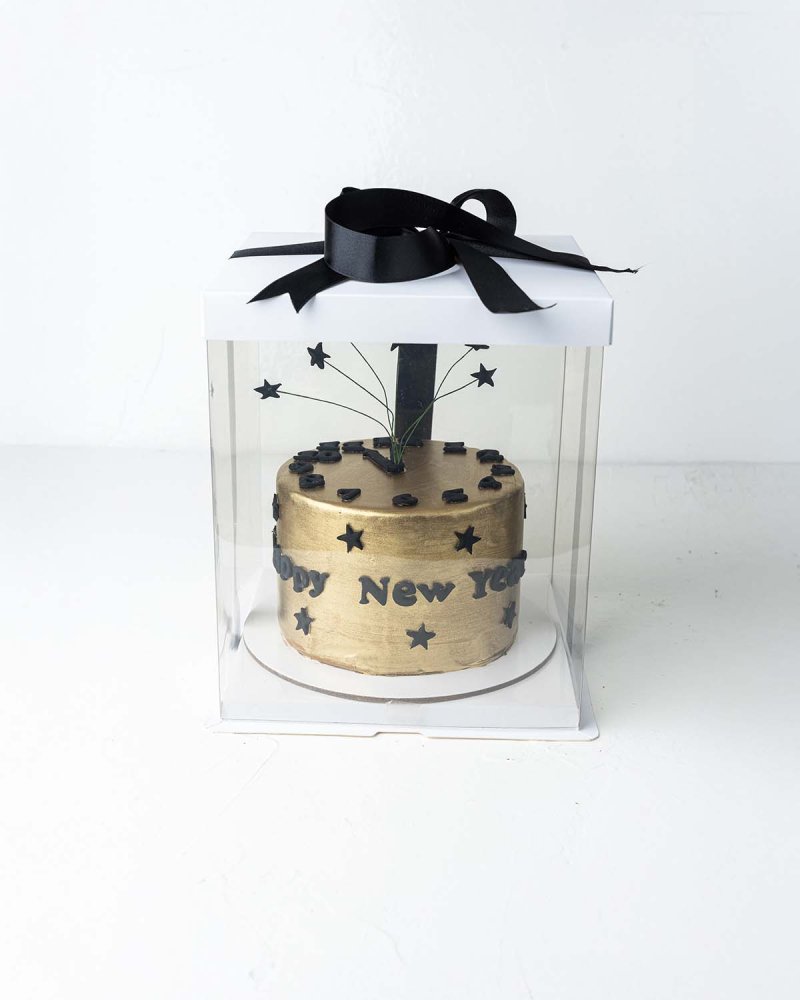 Golden NYE 1kg Cake - Image 2