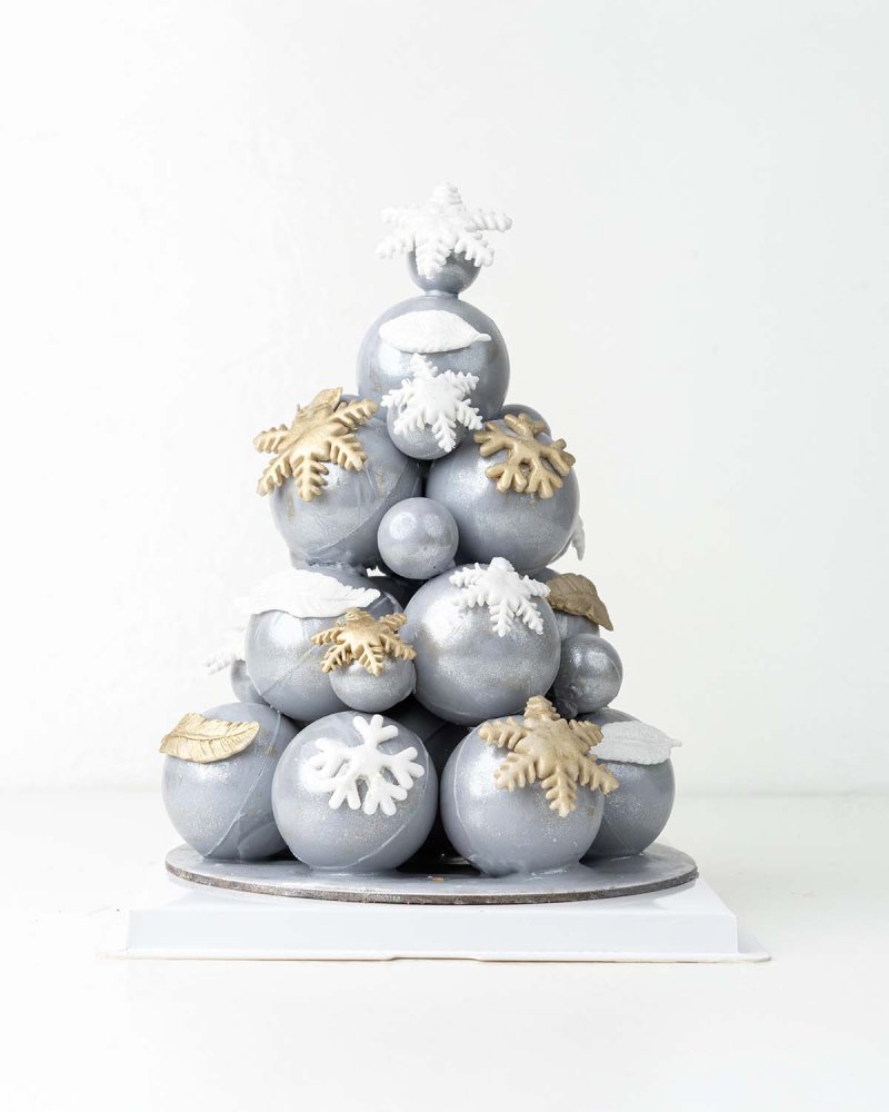 Small and Large Chocolate Bauble Tree