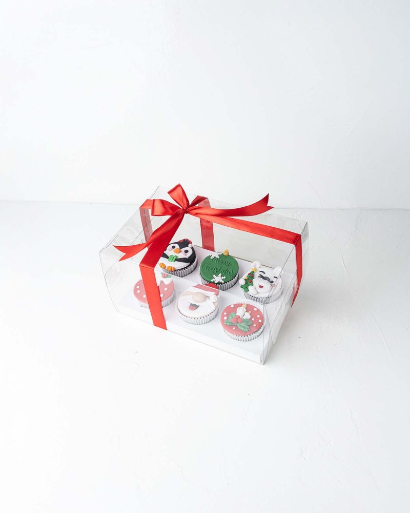 6 Christmas Cupcakes - Image 3