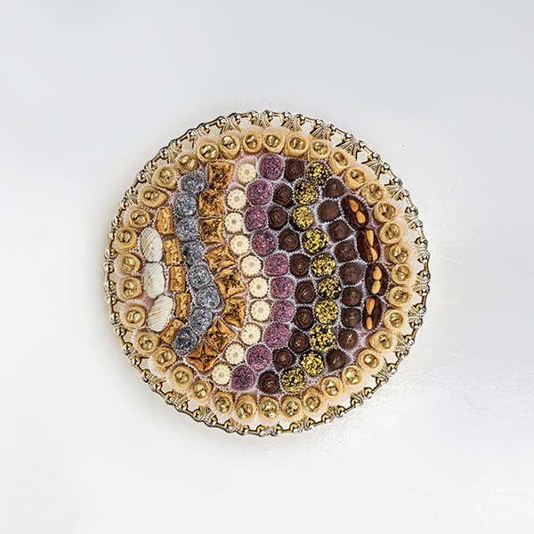 123 pieces Arabic Tray Arrangement