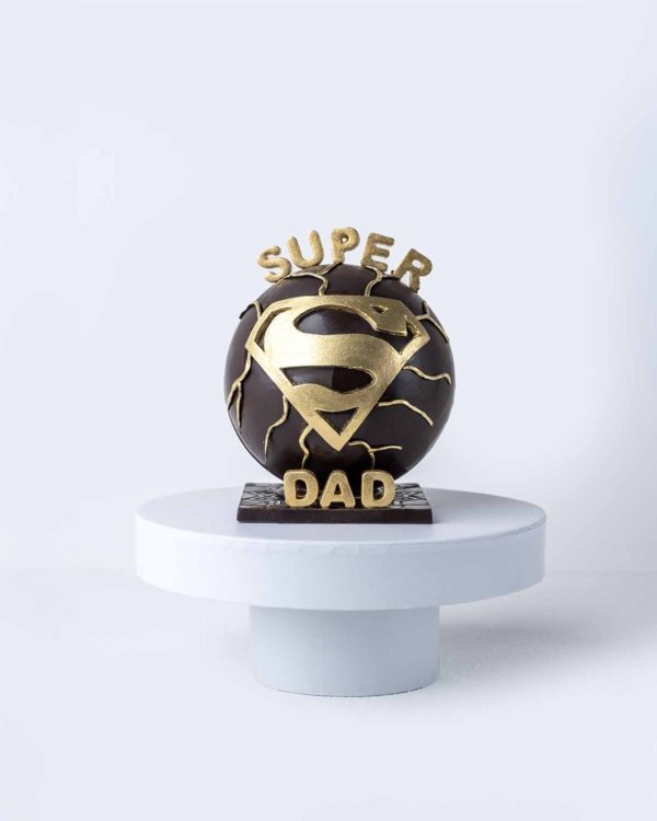 Super Dad Dark Chocolate Smash Cake