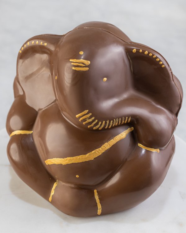 Eco friendly Chocolate Ganpathi Small by NJD